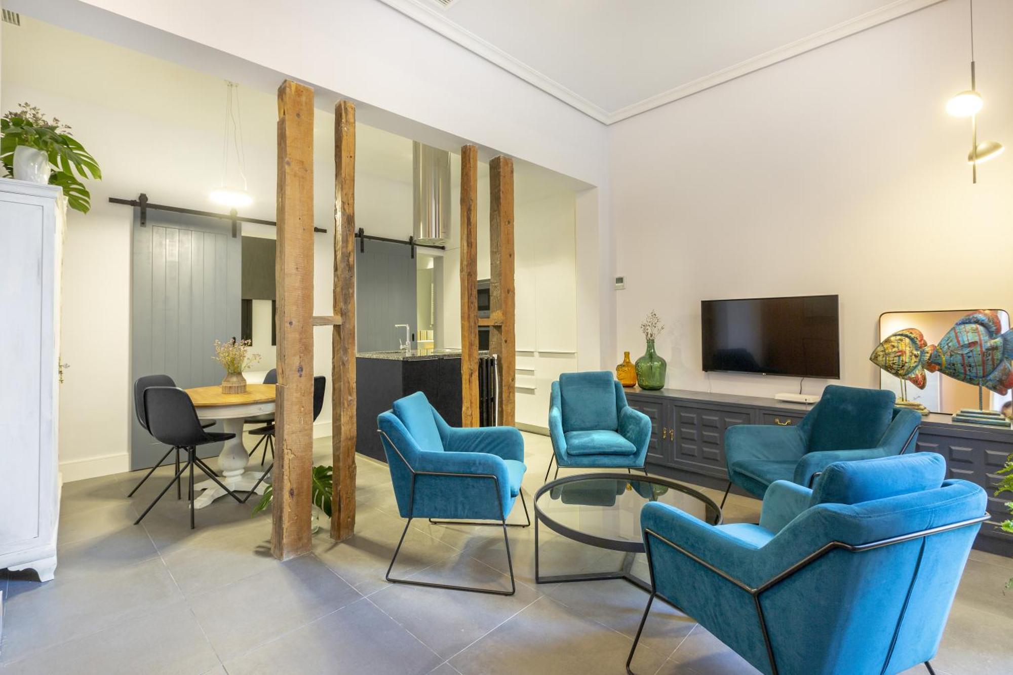 Apt Centrico Y Tranquilo De 2 Hab Madrid Buitenkant foto
