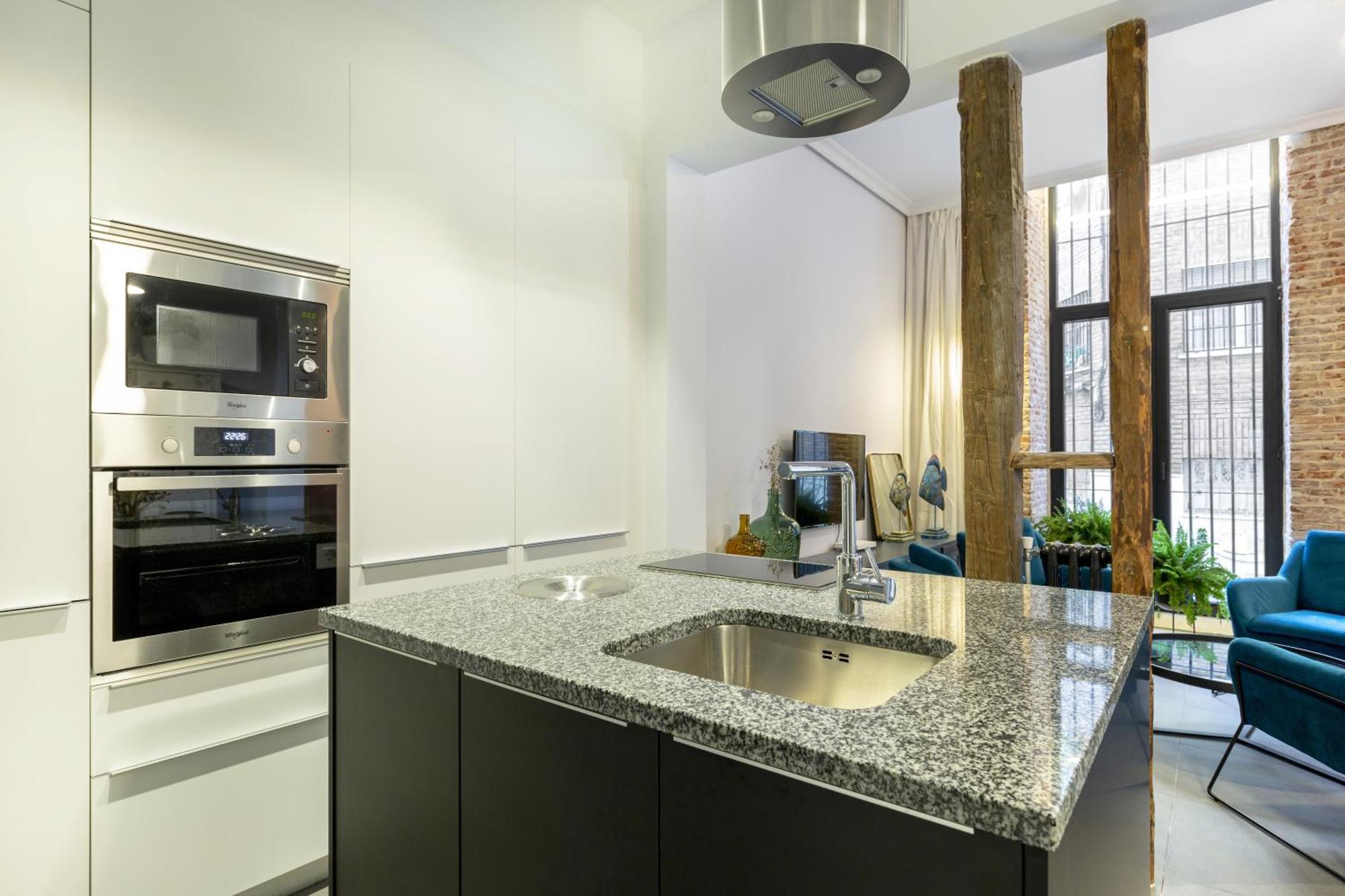 Apt Centrico Y Tranquilo De 2 Hab Madrid Buitenkant foto