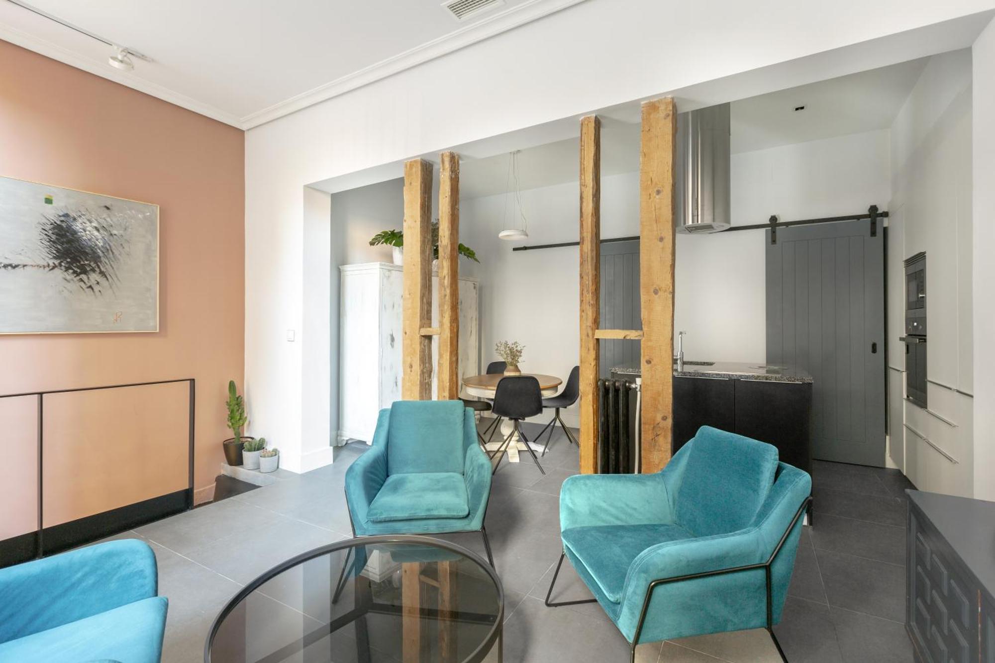 Apt Centrico Y Tranquilo De 2 Hab Madrid Buitenkant foto